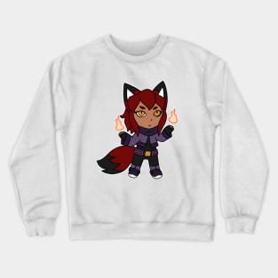 Rubi Chibi Flames Crewneck Sweatshirt